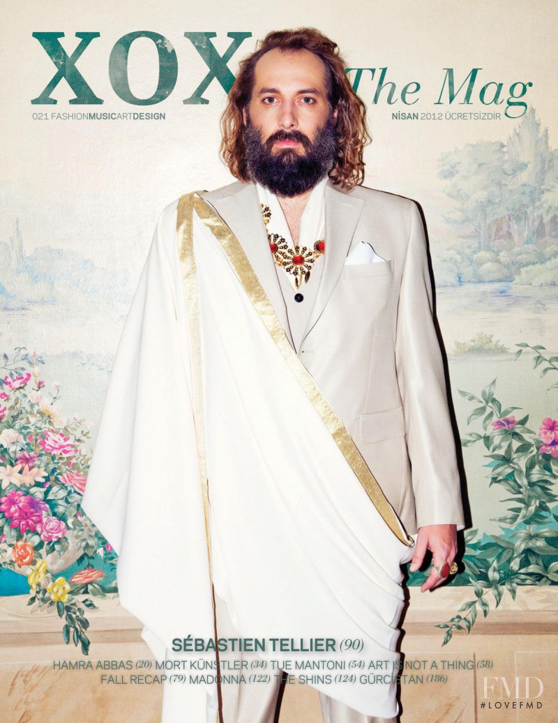 Sébastien Tellier featured on the XOXO The Mag cover from April 2012