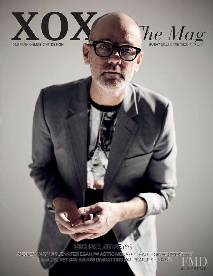 Michael Stipe featured on the XOXO The Mag cover from February 2012