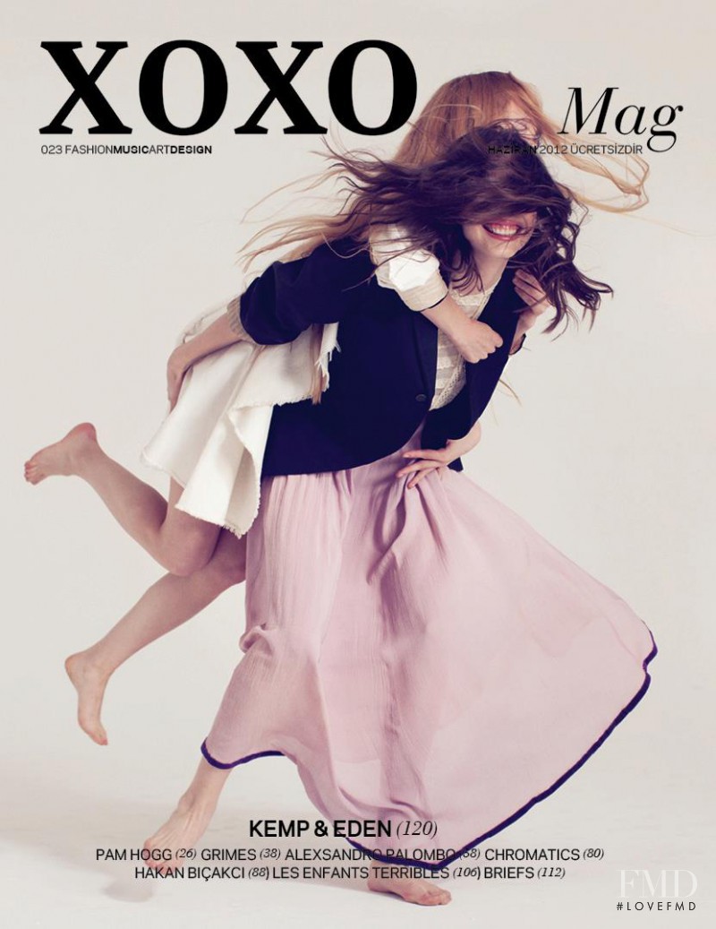 Eden Rice featured on the XOXO The Mag cover from June 2012