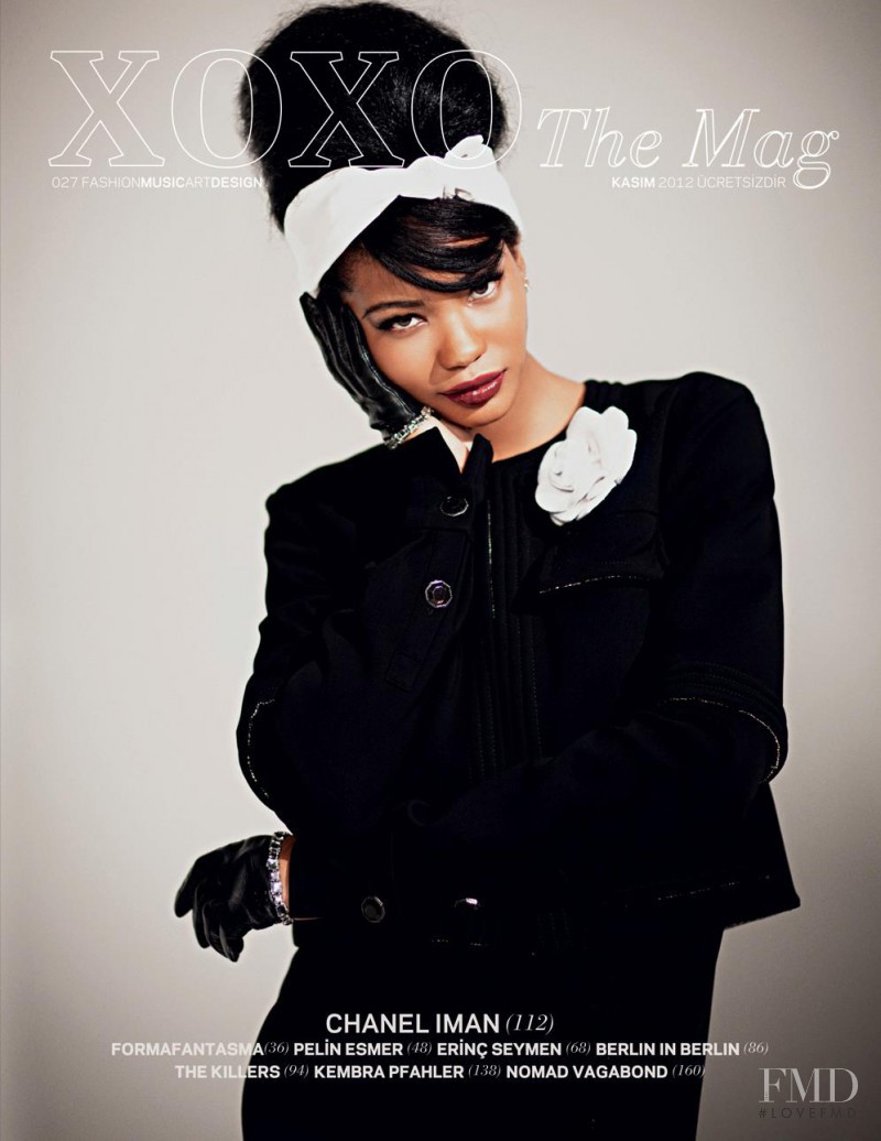 Chanel Iman featured on the XOXO The Mag cover from November 2012
