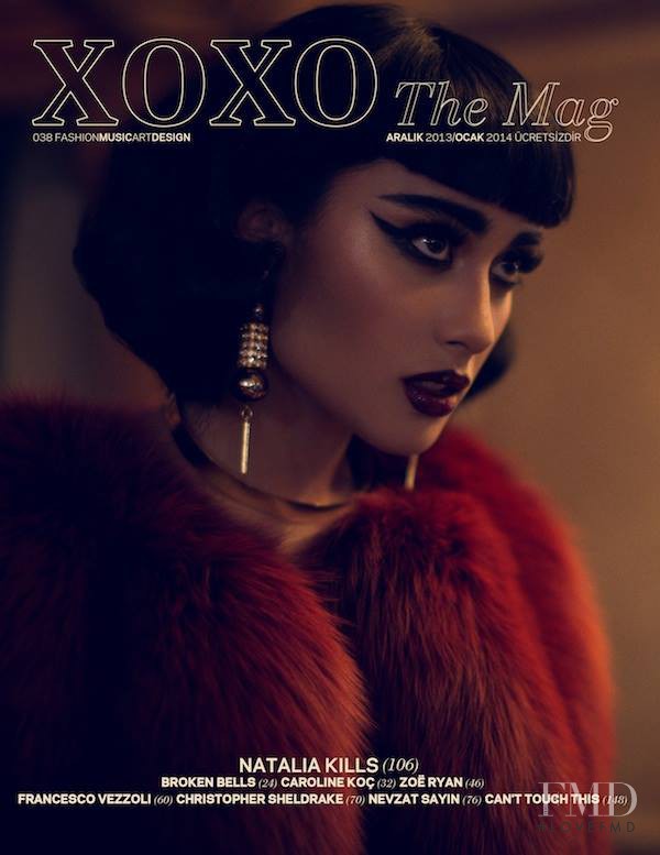 Natalia Kills featured on the XOXO The Mag cover from December 2013