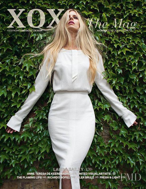 Laura Bailey featured on the XOXO The Mag cover from June 2013
