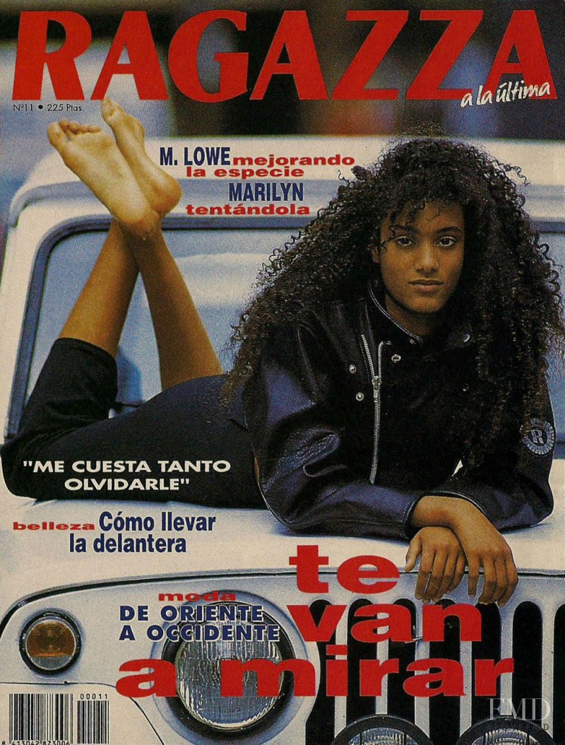 Noemi Gonzalez featured on the Ragazza Spain cover from September 1990