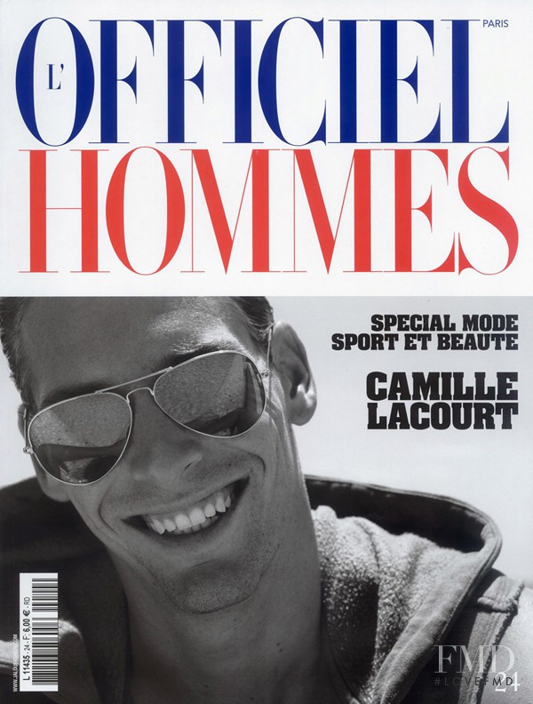 Camille Lacourt featured on the L\'Officiel Hommes Paris cover from March 2011