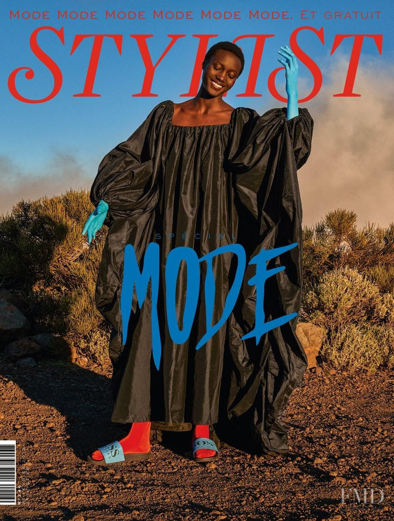 Rouguy Faye featured on the Stylist France cover from March 2019