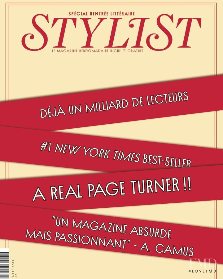  featured on the Stylist France cover from September 2019