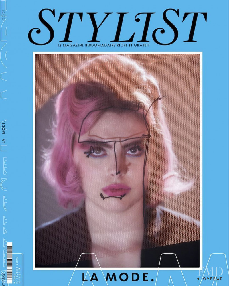  featured on the Stylist France cover from February 2020