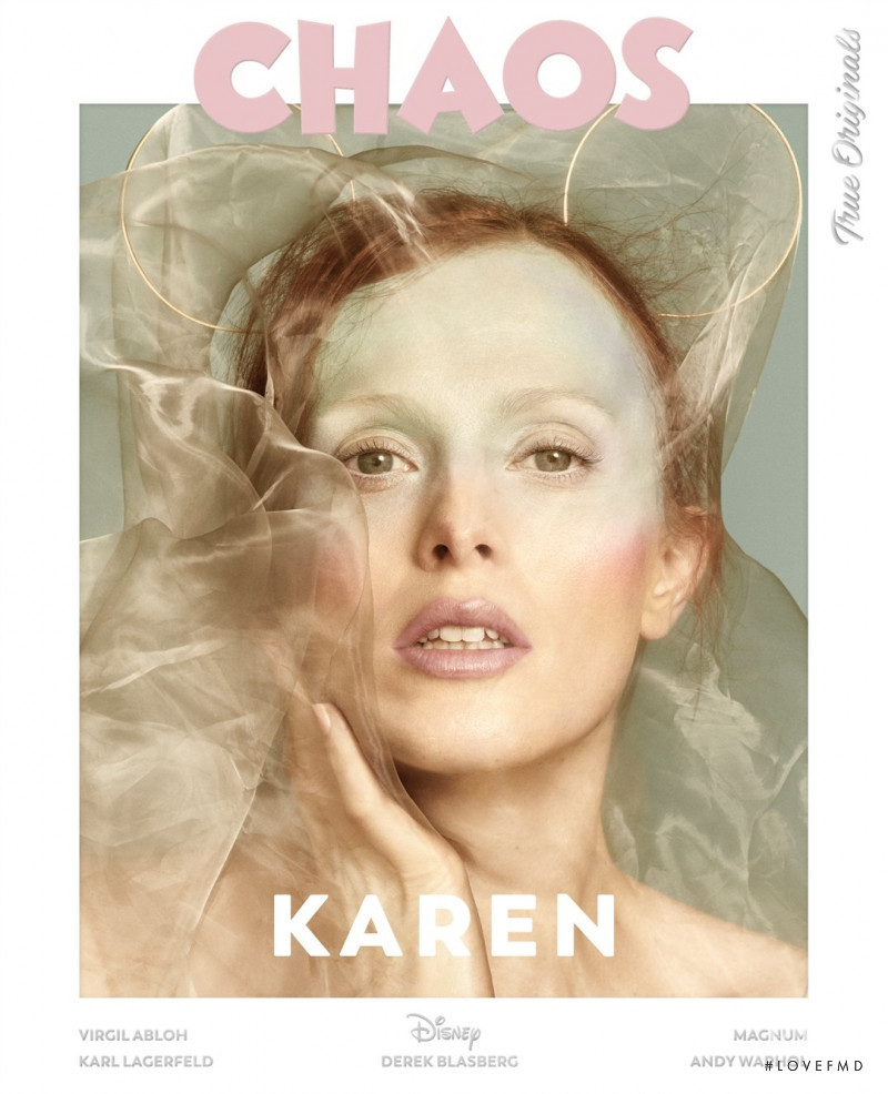 Karen Elson featured on the Chaos cover from December 2018