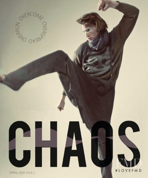 AJ Anglais featured on the Chaos cover from March 2009