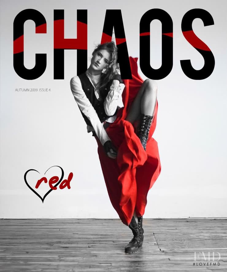 Anya Rozova featured on the Chaos cover from September 2009