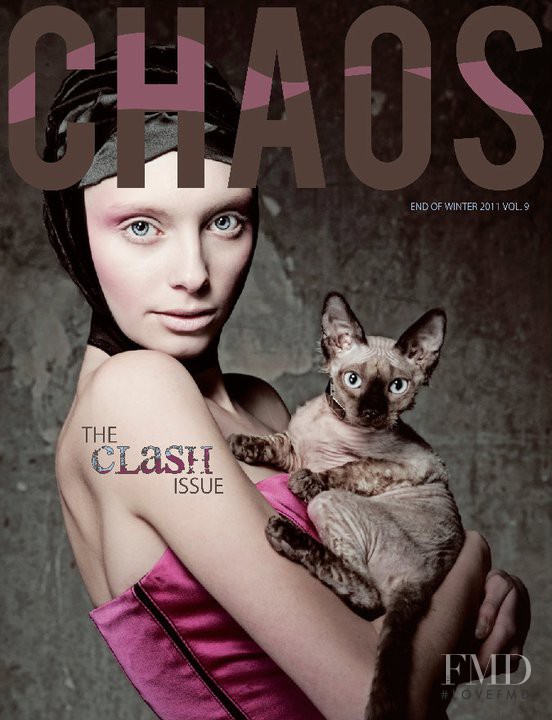 Ewelina featured on the Chaos cover from February 2011