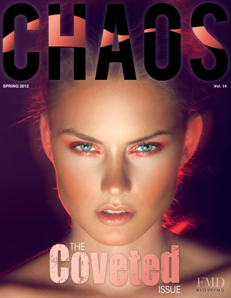 Lauren Graves featured on the Chaos cover from May 2012