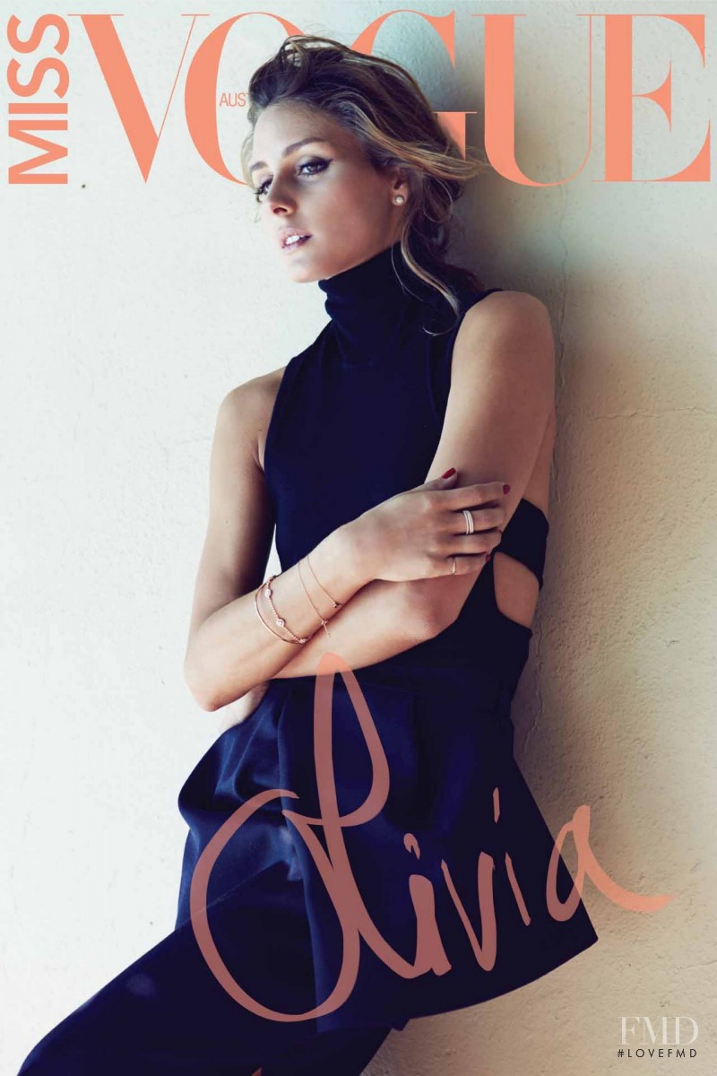 Olivia Palermo featured on the Miss Vogue Australia cover from October 2013