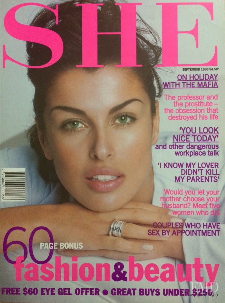 Wendy Both featured on the SHE cover from September 1996