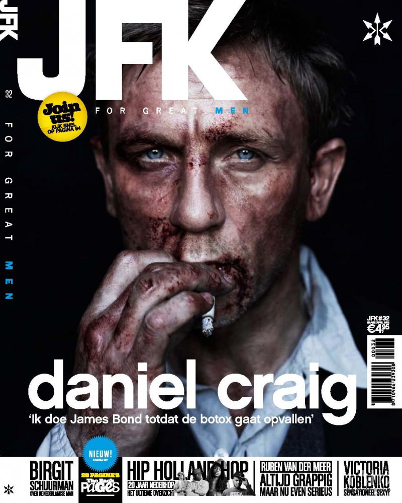Daniel Craig featured on the JFK cover from March 2012