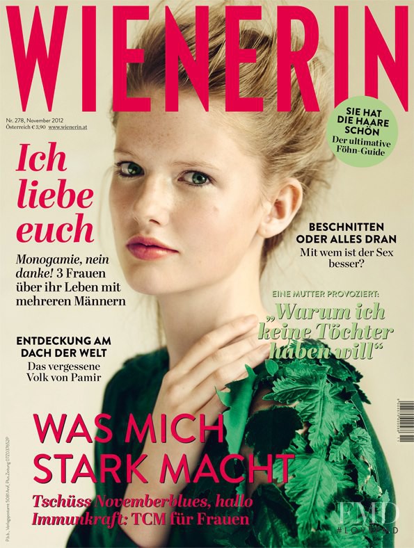  featured on the Wienerin cover from November 2012