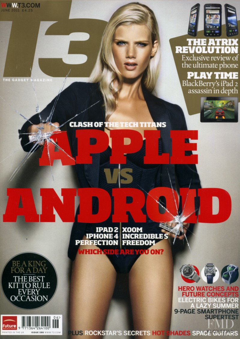 Anouk Sanders featured on the T3 cover from June 2011