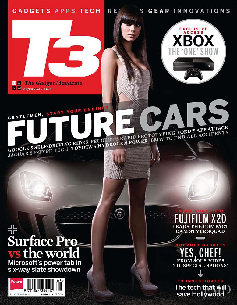 Mira Vaclavova featured on the T3 cover from August 2013