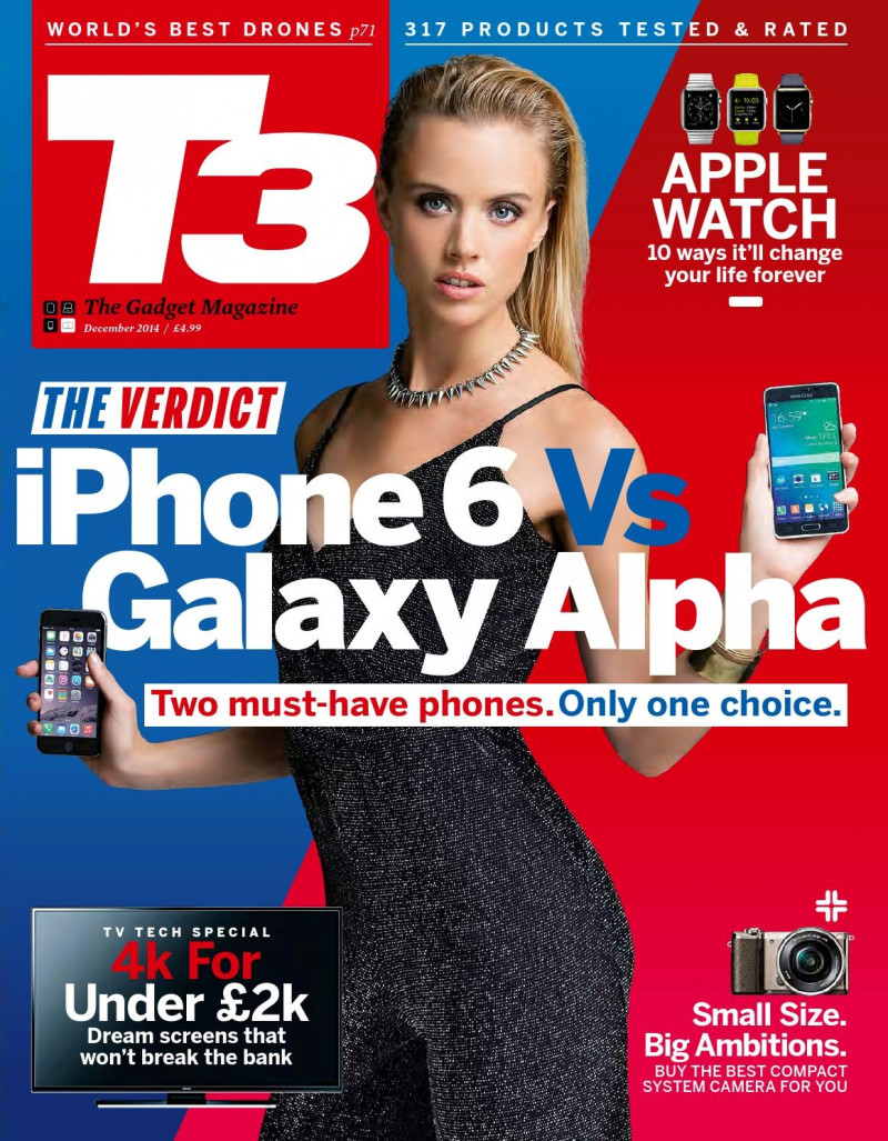  featured on the T3 cover from December 2014