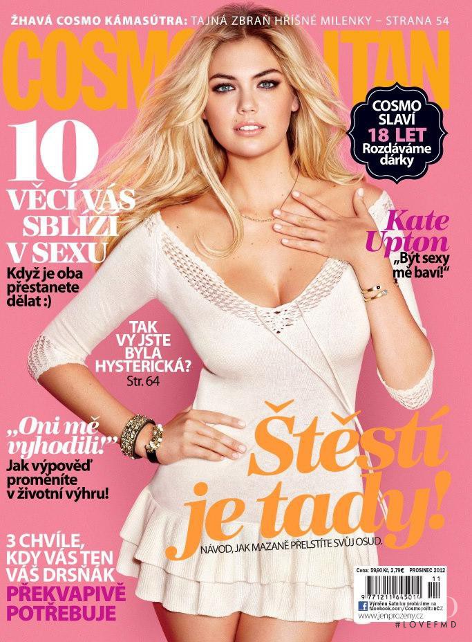 Kate Upton featured on the Cosmopolitan Czech Republic cover from December 2012