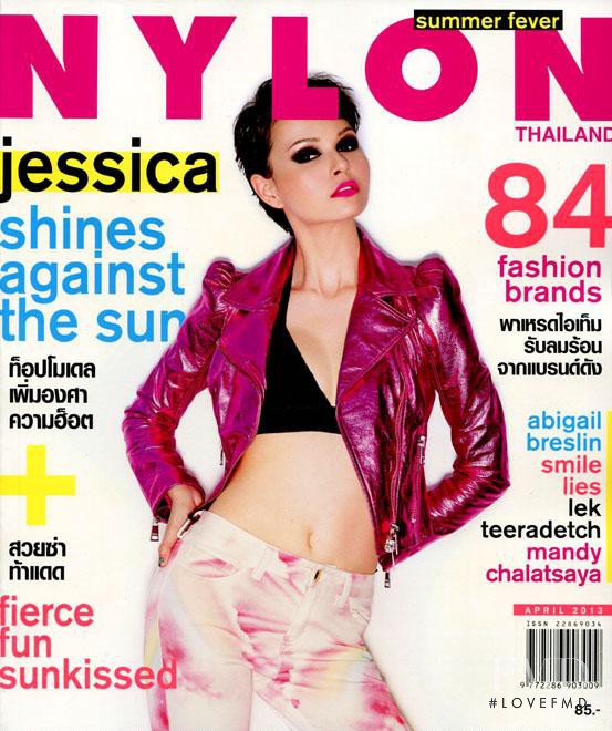 Jessica Amornkuldilok featured on the Nylon Thailand cover from April 2013