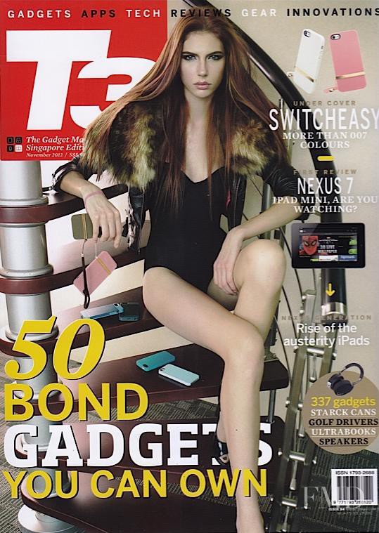 Kristiina N. featured on the T3 Singapore cover from November 2012