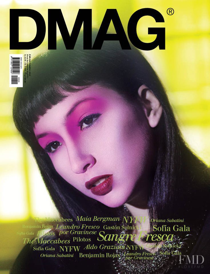 Sofía Gala featured on the DMAG cover from October 2012