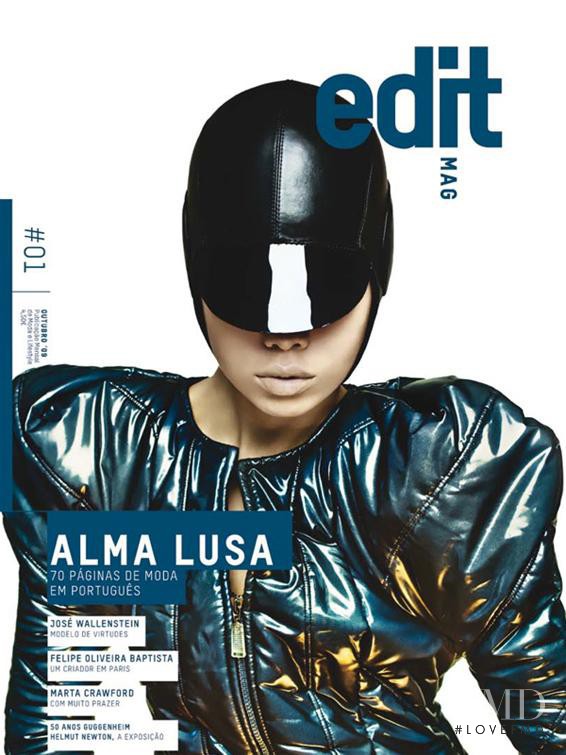 Bruna Meneghetti featured on the Edit Mag cover from October 2009