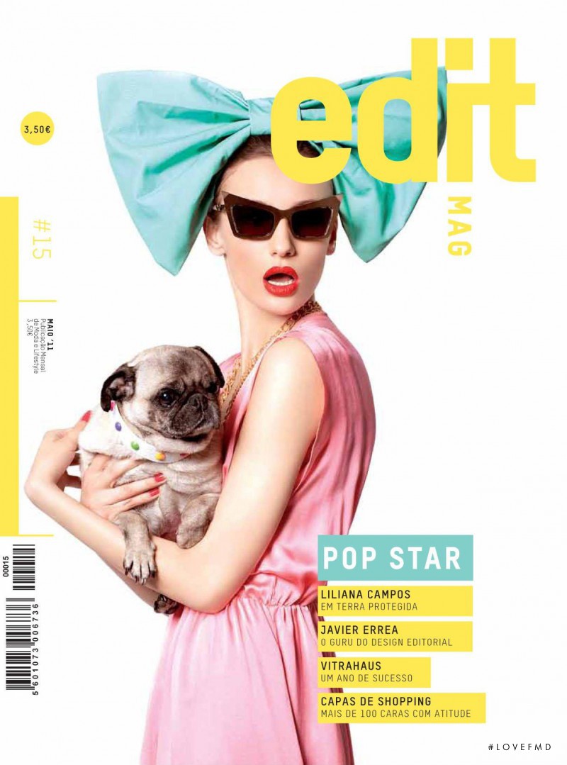 Ola Podgorska featured on the Edit Mag cover from May 2011