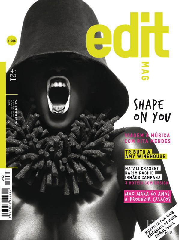  featured on the Edit Mag cover from January 2012