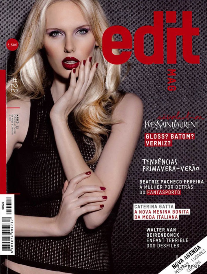 Juliane Olinisky featured on the Edit Mag cover from March 2012