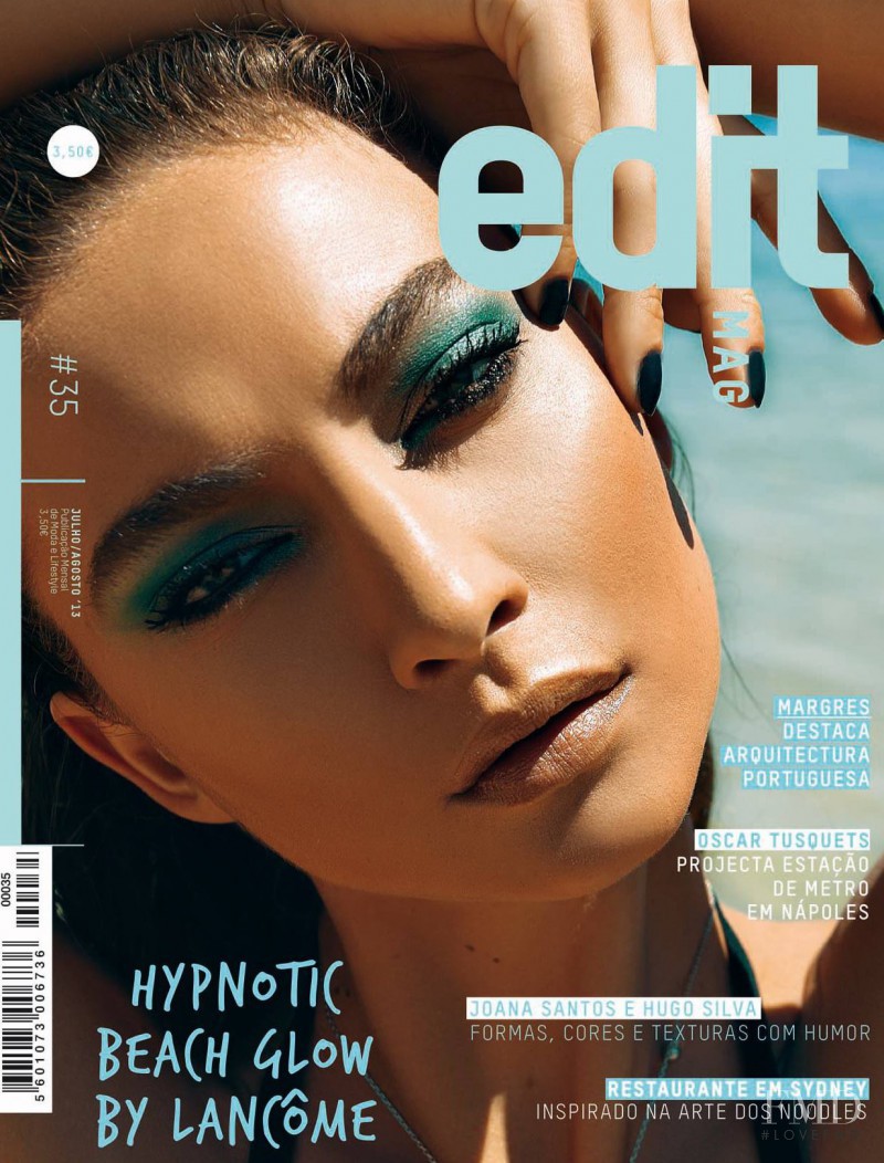 Bruna Vanzuita featured on the Edit Mag cover from July 2013