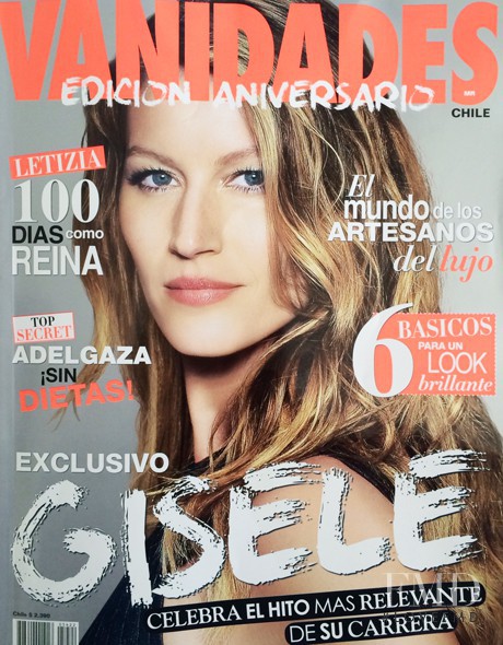 Gisele Bundchen featured on the Vanidades Chile cover from October 2014