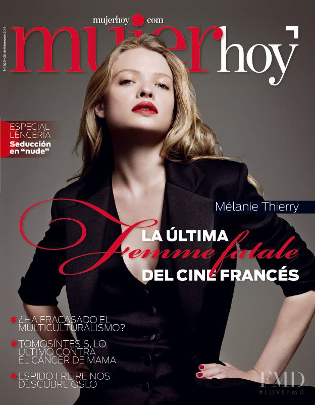 Melanie Thierry featured on the Mujer Hoy cover from February 2011