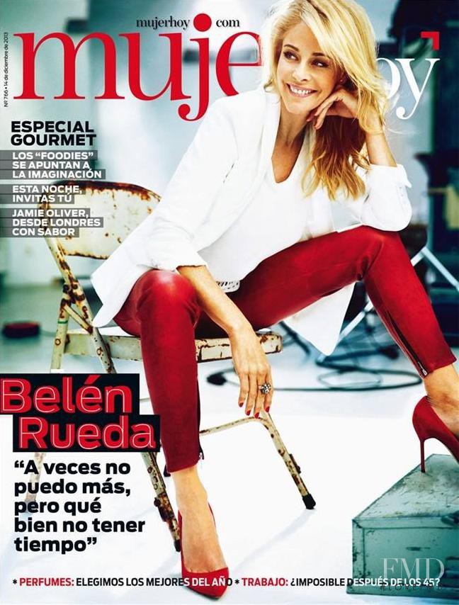 Belén Rueda featured on the Mujer Hoy cover from December 2013