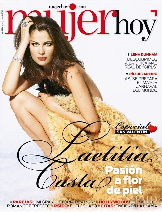 Laetitia Casta featured on the Mujer Hoy cover from February 2013