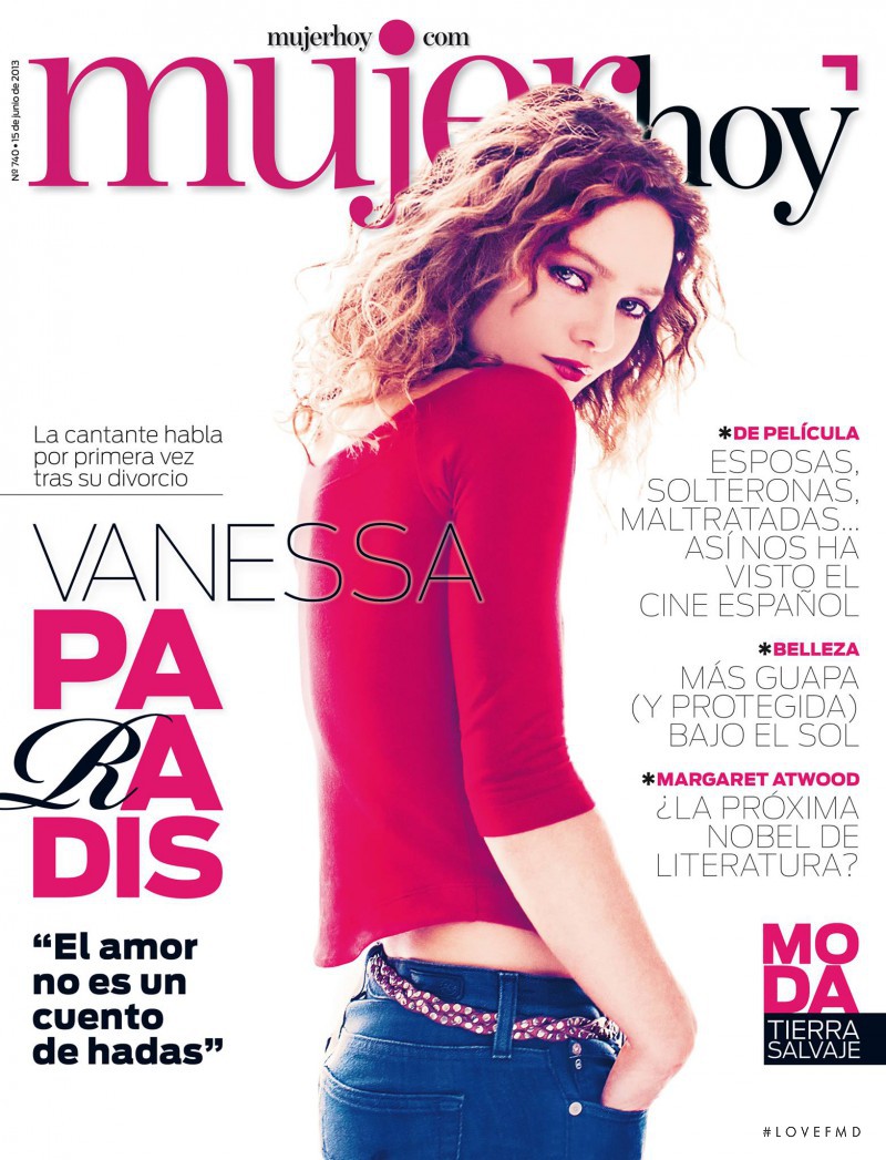 Vanessa Paradis featured on the Mujer Hoy cover from June 2013