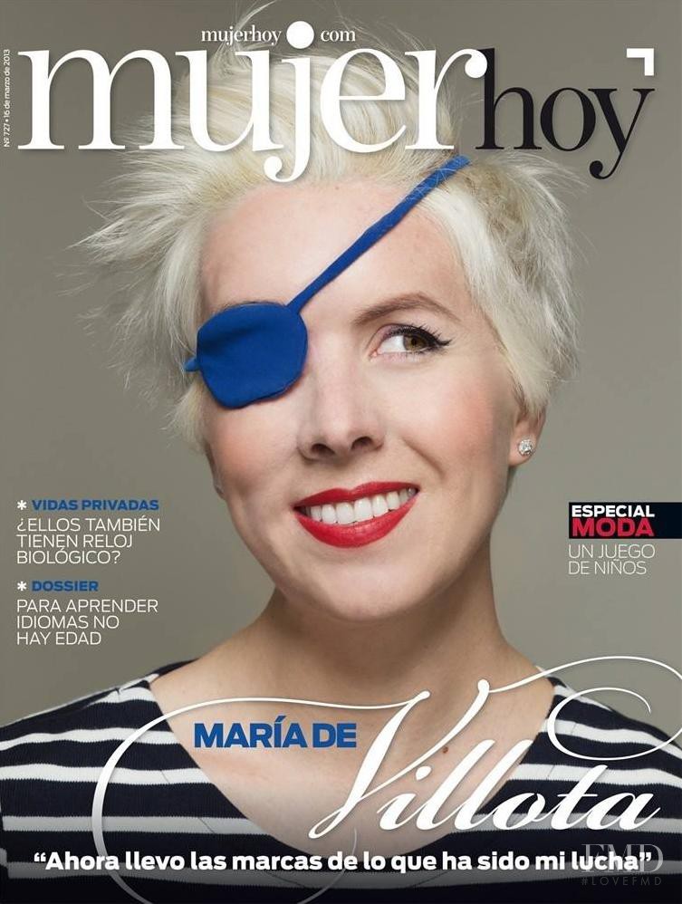 María de Villota featured on the Mujer Hoy cover from March 2013
