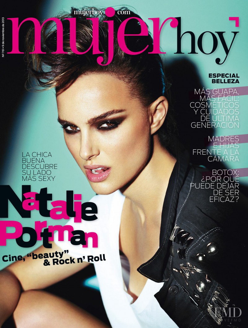Natalie Portman featured on the Mujer Hoy cover from November 2013
