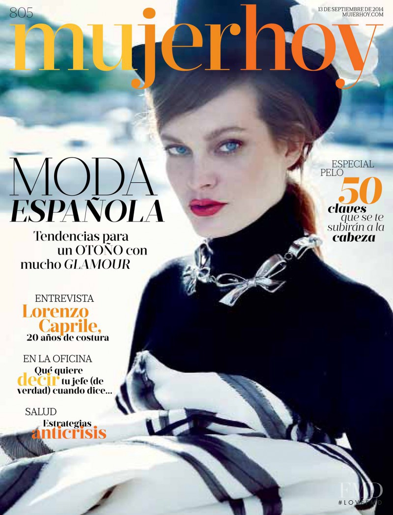  featured on the Mujer Hoy cover from September 2014