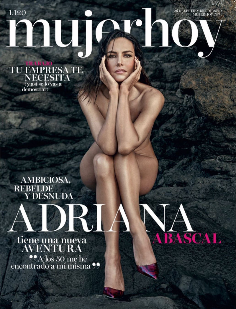 Adriana Abascal featured on the Mujer Hoy cover from September 2020