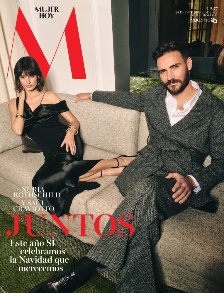 Saul Craviotto featured on the Mujer Hoy cover from December 2022