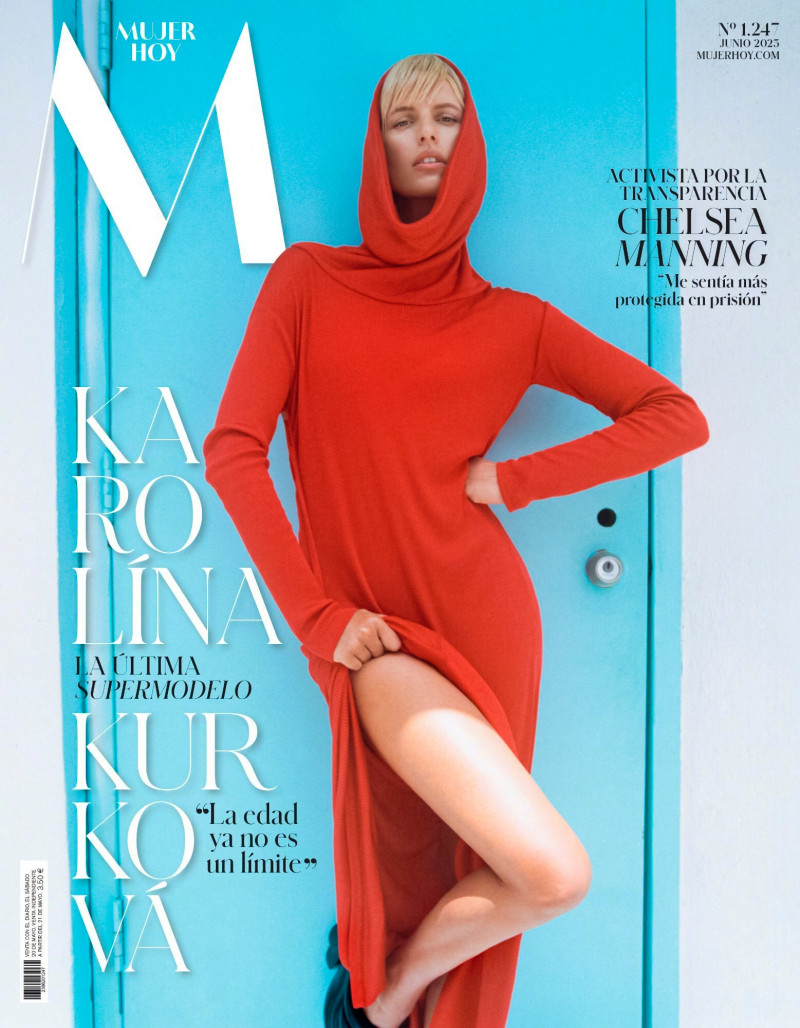 Karolina Kurkova featured on the Mujer Hoy cover from June 2023