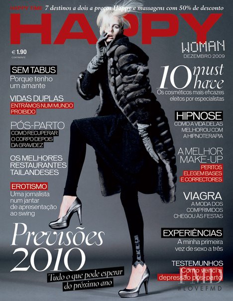  featured on the Happy Woman cover from December 2009