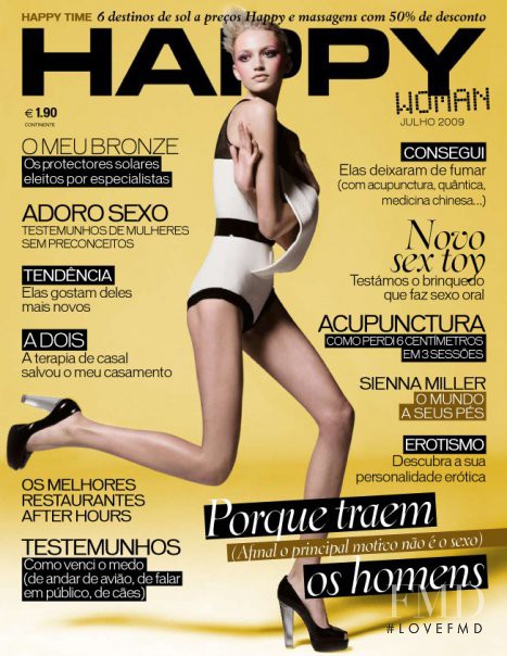  featured on the Happy Woman cover from July 2009