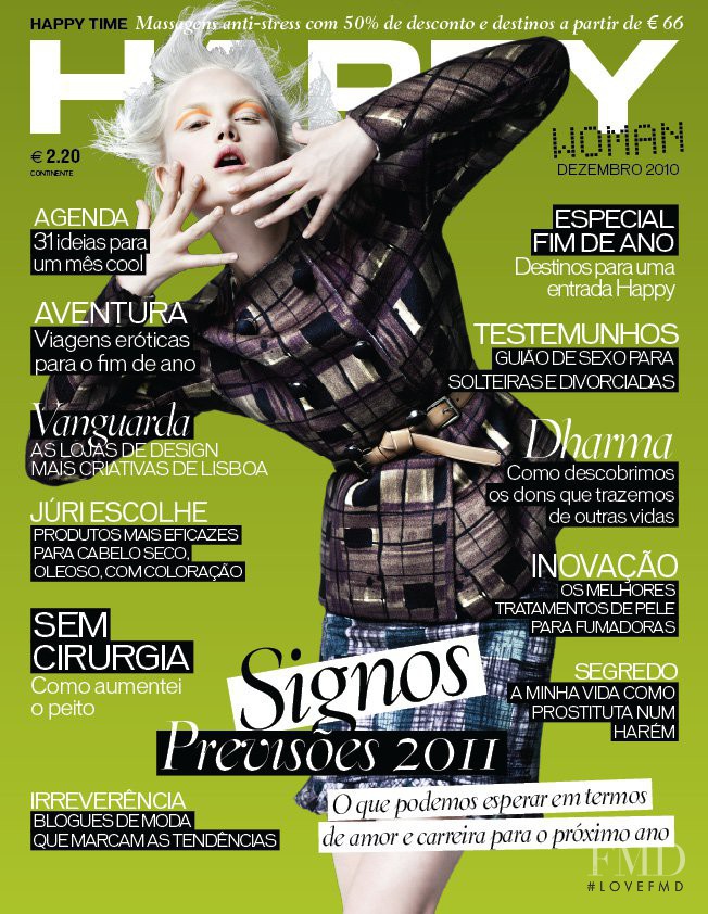  featured on the Happy Woman cover from December 2010