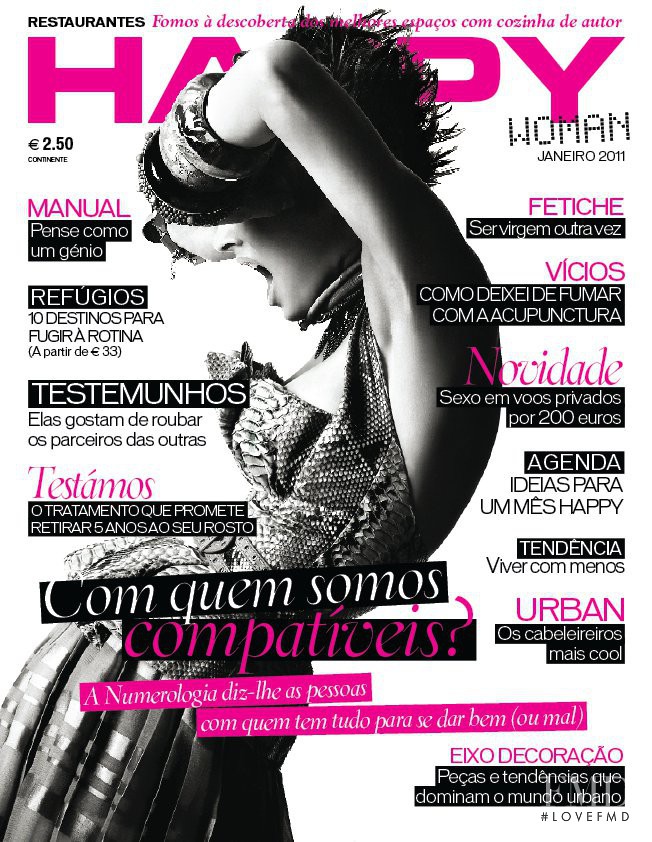  featured on the Happy Woman cover from January 2011