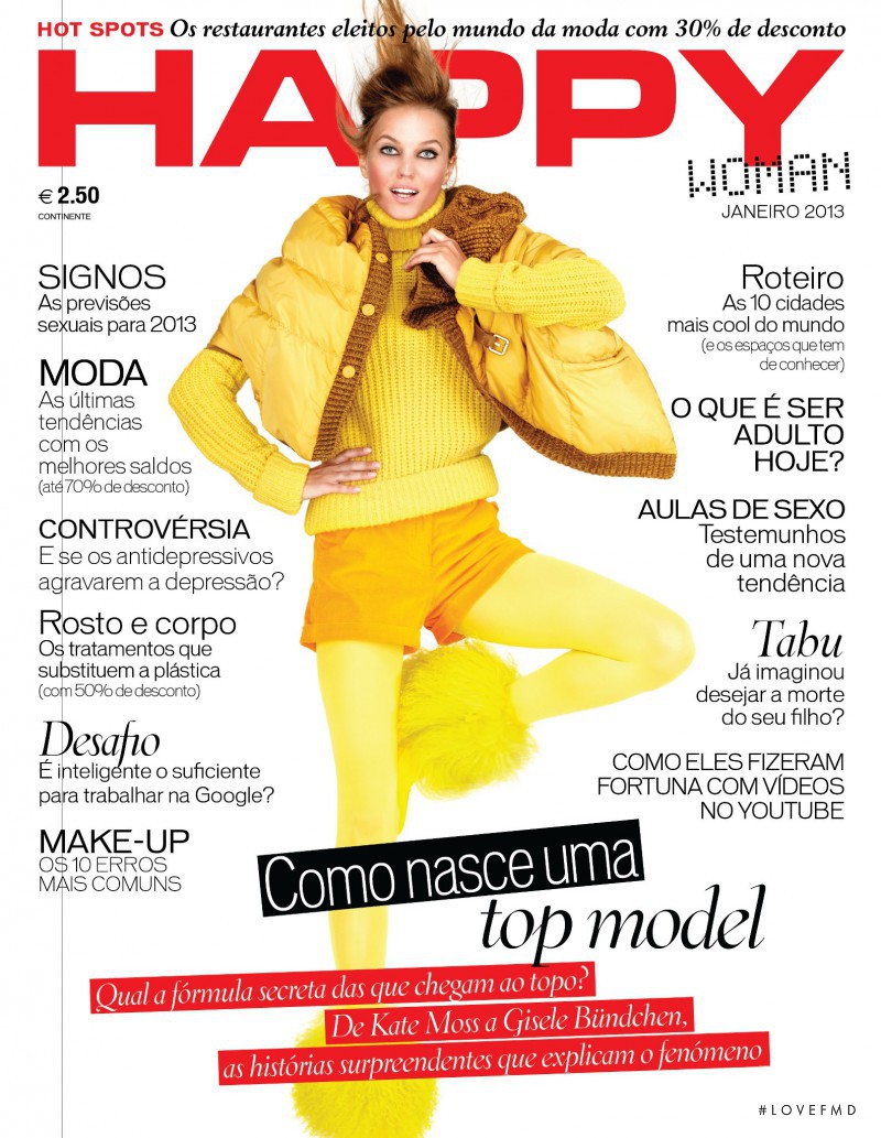  featured on the Happy Woman cover from January 2013