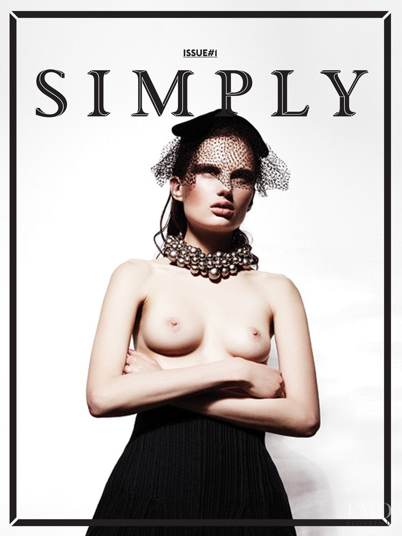 Anastasia Burachevskaia featured on the Simply cover from June 2013