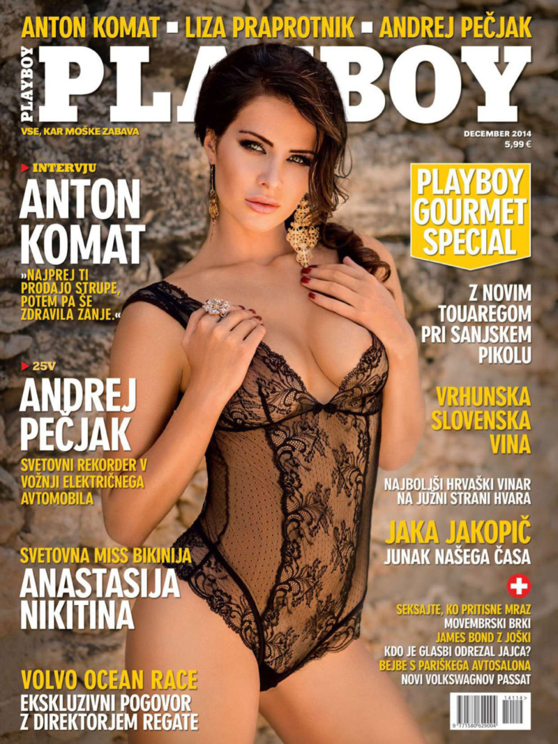  featured on the Playboy Slovenia cover from December 2014